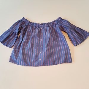 Abercrombie and Fitch Striped Top Size Small